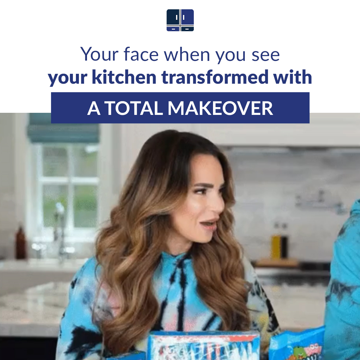 Your face when you see your kitchen transformed with a total makeover